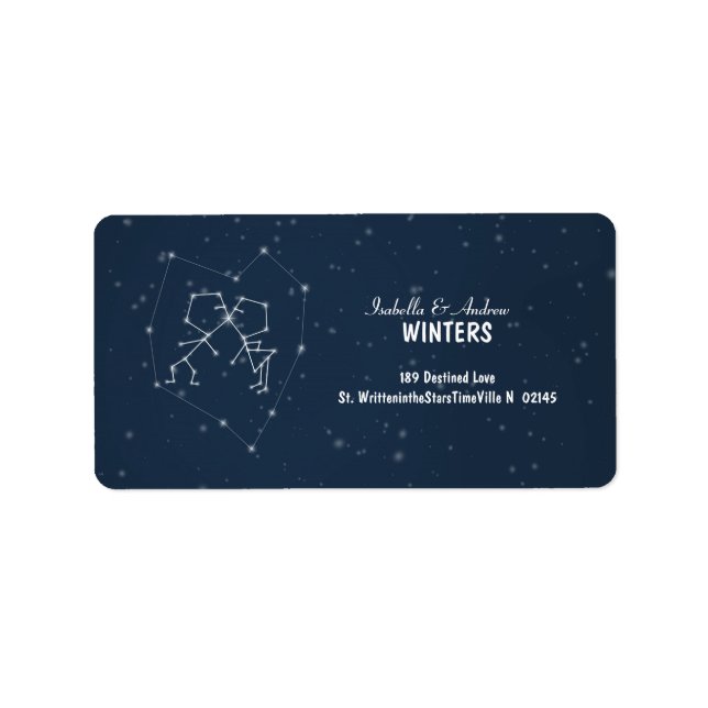 You and I are written in the stars Label (Front)