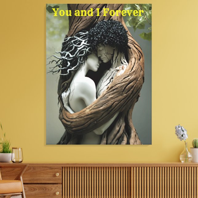 You and I Forever Canvas Print (Insitu(LivingRoom))
