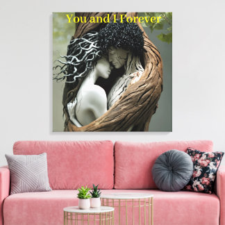 You and I Forever Canvas Print