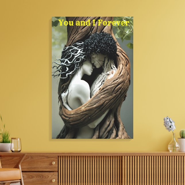 You and I Forever Canvas Print (Insitu(LivingRoom))
