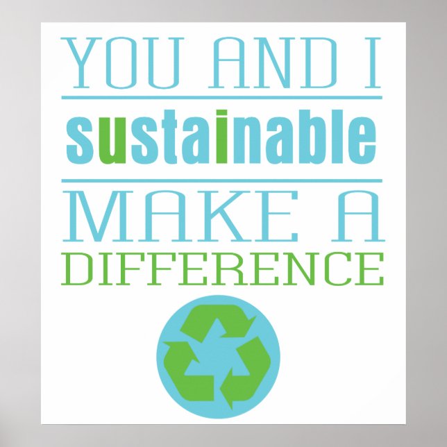 You and I Sustainable Poster (Front)
