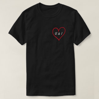 You and I T-shirt (black)