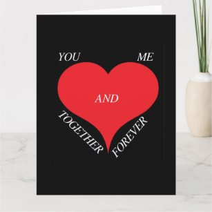 You and me card
