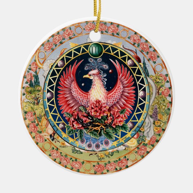 You and Me - Customise it! Ceramic Tree Decoration (Front)