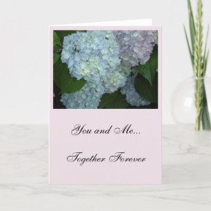 You and Me Hydrangeas Card
