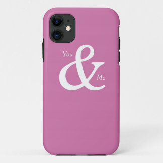You and Me in Pink iPhone 11 Case