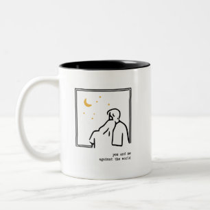 You and Me  Two-Tone Coffee Mug