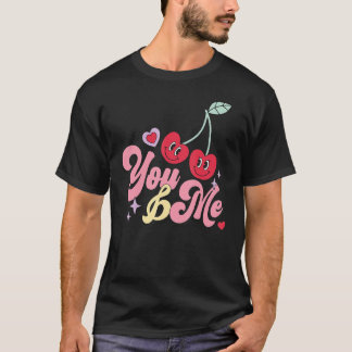 You And Me  Valentine's Day Love Hearts Couple Lov T-Shirt