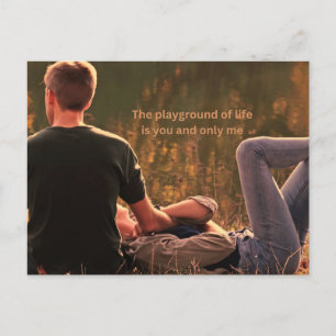 You and only me postcard