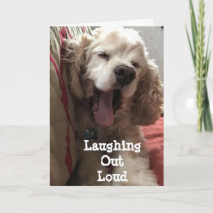 YOU ARE***75*** LAUGHING OUT LOUD CARD