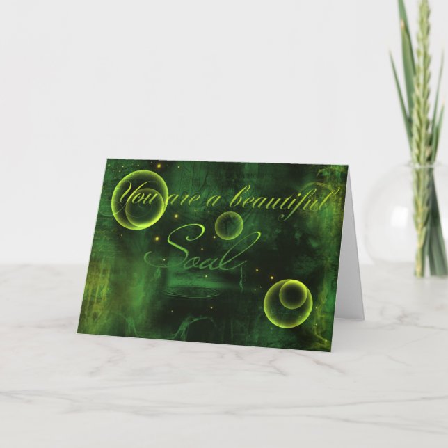 You Are A Beautiful Soul Holiday Card (Front)