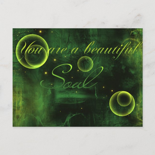 You Are A Beautiful Soul Postcard (Front)