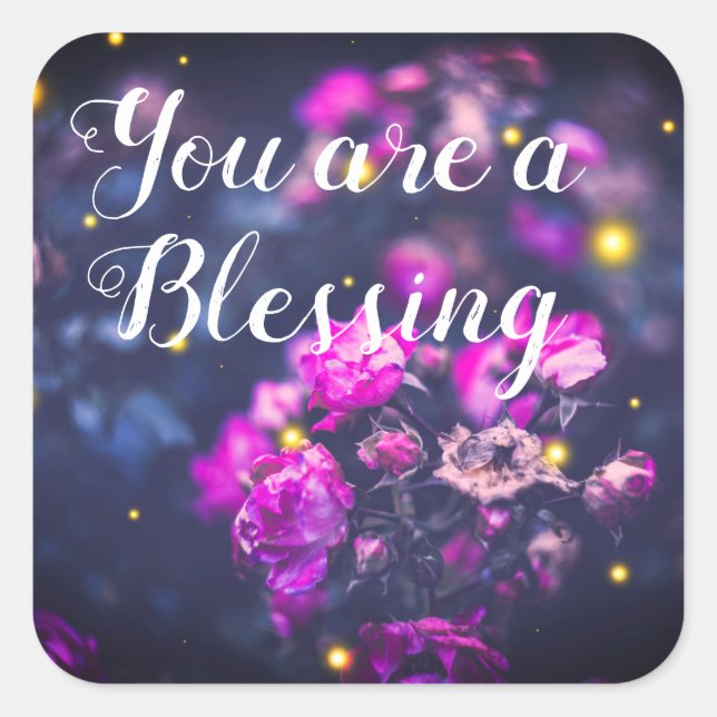 You Are A Blessing Inspirational Journal Stickers (Front)