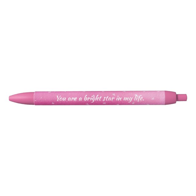 You are a bright star in my life, affirmation pens (Front)