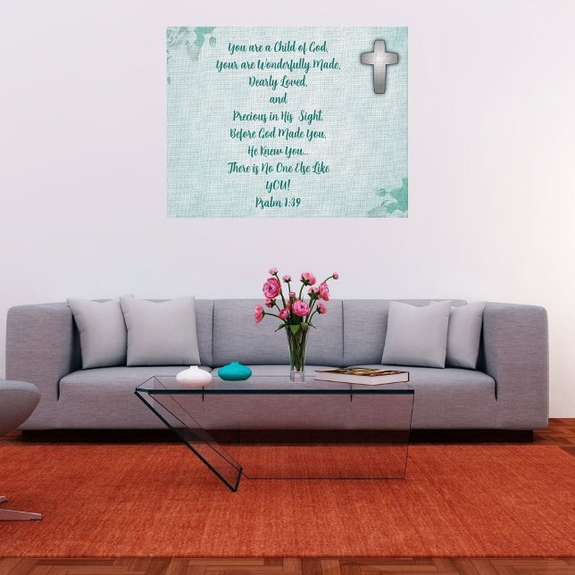 You Are A Child of God Stretched Canvas Print  (Creator Uploaded)
