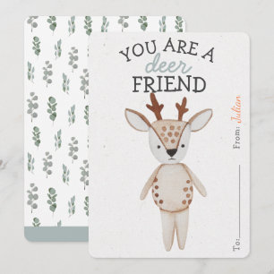 You Are A Deer Friend Valentines Day Classroom
