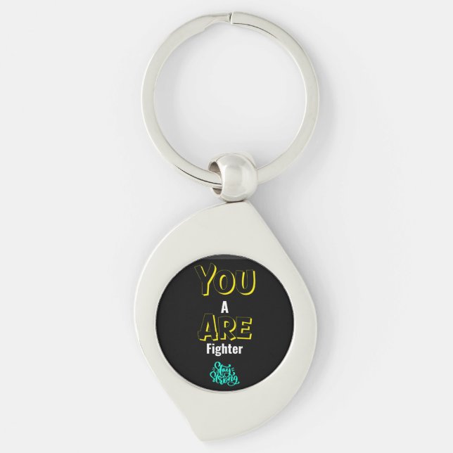 YOU ARE A FIGHTER! KEY RING (Front)