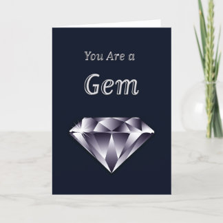 You Are a Gem Thank You Card