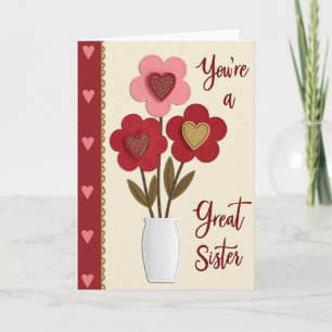 You Are A Great Sister Card