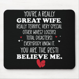 You Are A Great Wife Trump Best Wife You're A Grea Mouse Mat