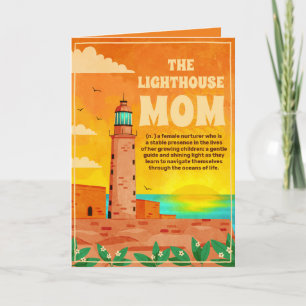 You are a lighthouse mum Mother's Day Personalised Card