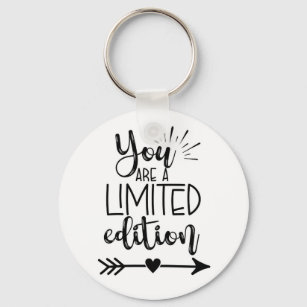 you are a limited edition milestone birthday  card key ring