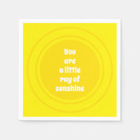 You are a little Ray of Sunshine yellow sun custom