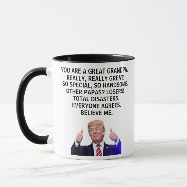 You are a Really Great Grandpa really really,Trump Mug (Left)