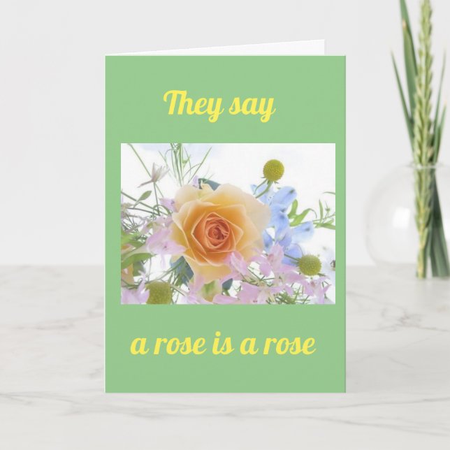 YOU ARE A SPECIAL ROSE - OUR ANNIVERSARY CARD (Front)