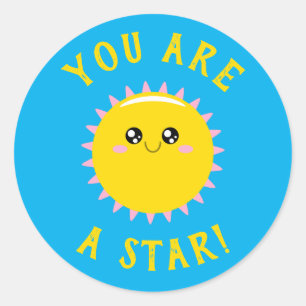 You are a Star Classic Round Sticker