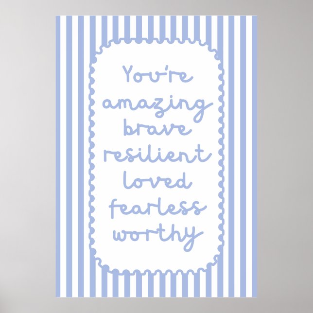 You Are Affirmations Poster (Front)