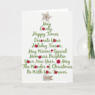 **YOU** ARE ALWAYS LOVED CHRISTMAS WISH HOLIDAY CARD