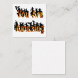 You Are Amazing Abstract Card