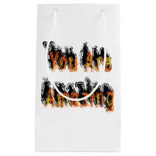 You Are Amazing Abstract Small Gift Bag