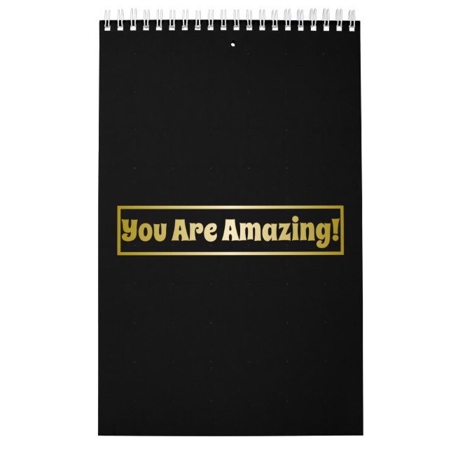 You Are Amazing! Calendar (Cover)