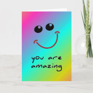 you are amazing card