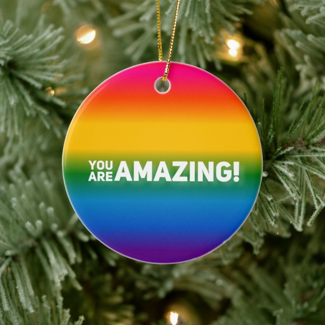 You Are Amazing!   Ceramic Tree Decoration (Tree)