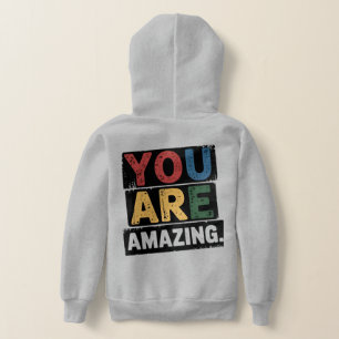 You Are Amazing" Colourful Hoddle Girls Design