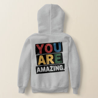 You Are Amazing" Colourful Hoddle Girls Design