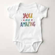 You Are Amazing Colourful Inspirational Quote