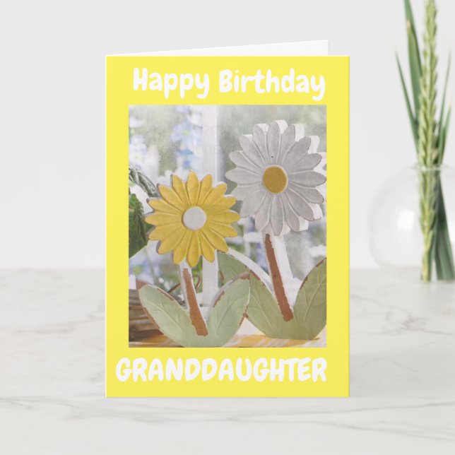 YOU ARE AMAZING **GRANDDAUGHTER** BIRTHDAY CARD (Front)