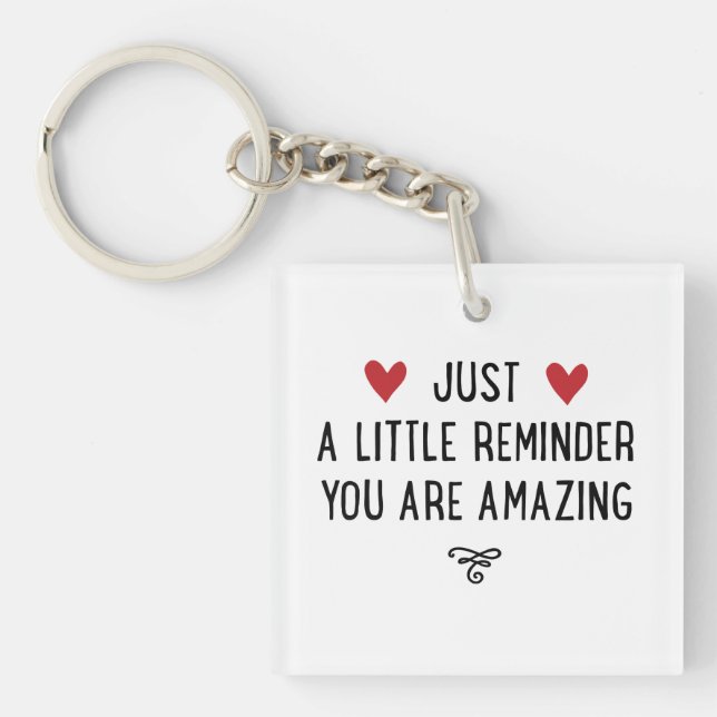You are amazing key ring (Front)