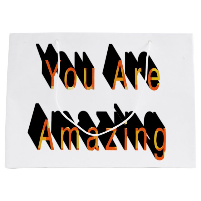 You Are Amazing Large Gift Bag (Front)