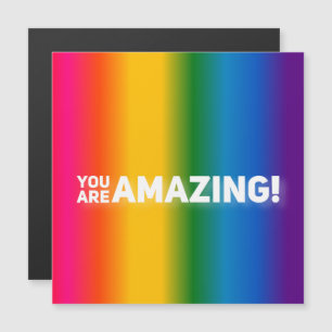 You Are Amazing! magnetic card