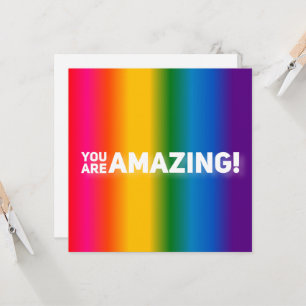 You Are Amazing! notecard