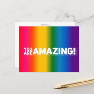 You are amazing!  postcard