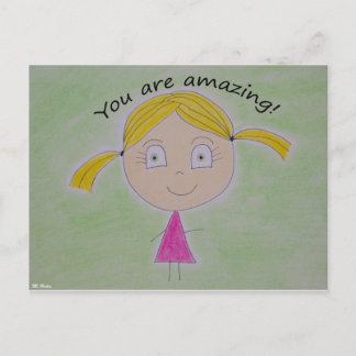 You are amazing! postcard