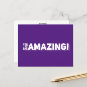 You are amazing!  postcard