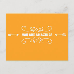 You Are Amazing Postcard