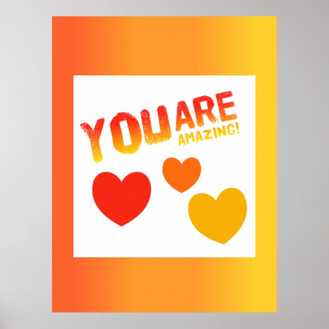 You Are Amazing  Poster (Front)